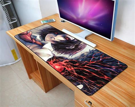 anime mouse pads|full desk mouse pad anime.